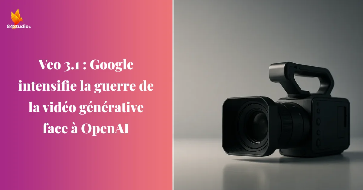 Veo 3.1 : Google intensifie la guerre de la vidéo générative face à OpenAI
