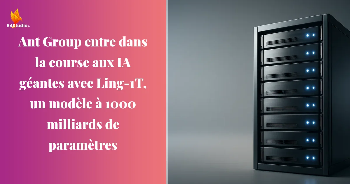 Ant Group entre dans la course aux IA géantes avec Ling-1T, un modèle à 1000 milliards de paramètres
