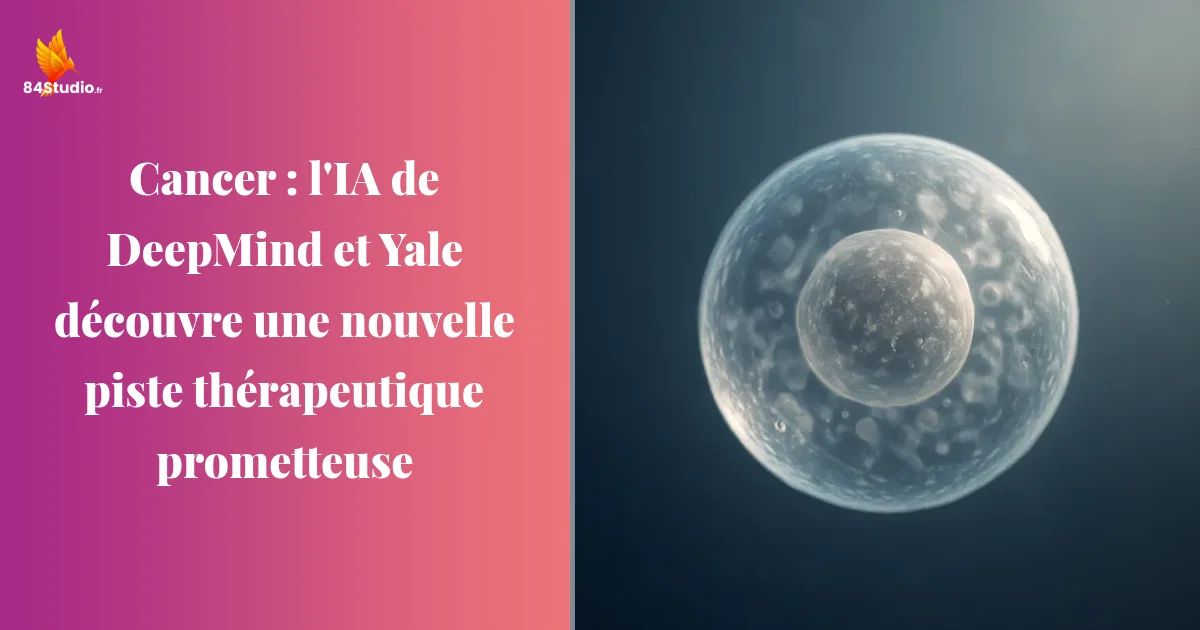 Cancer : l'IA de DeepMind et Yale découvre une nouvelle piste thérapeutique prometteuse