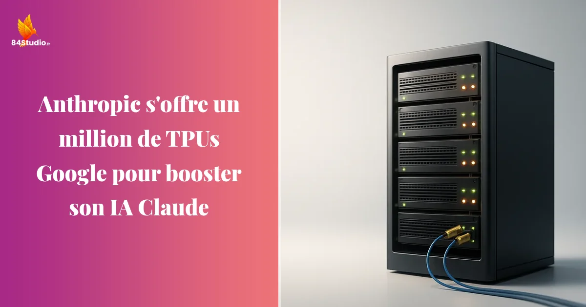 Anthropic s'offre un million de TPUs Google pour booster son IA Claude
