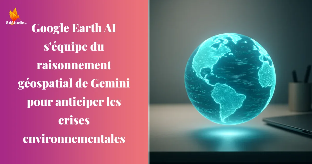 Google Earth AI s'équipe du raisonnement géospatial de Gemini pour anticiper les crises environnementales