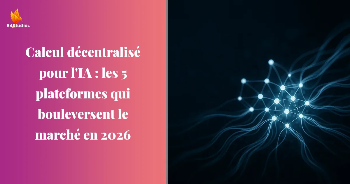 Calcul décentralisé pour l'IA : les 5 plateformes qui bouleversent le marché en 2026