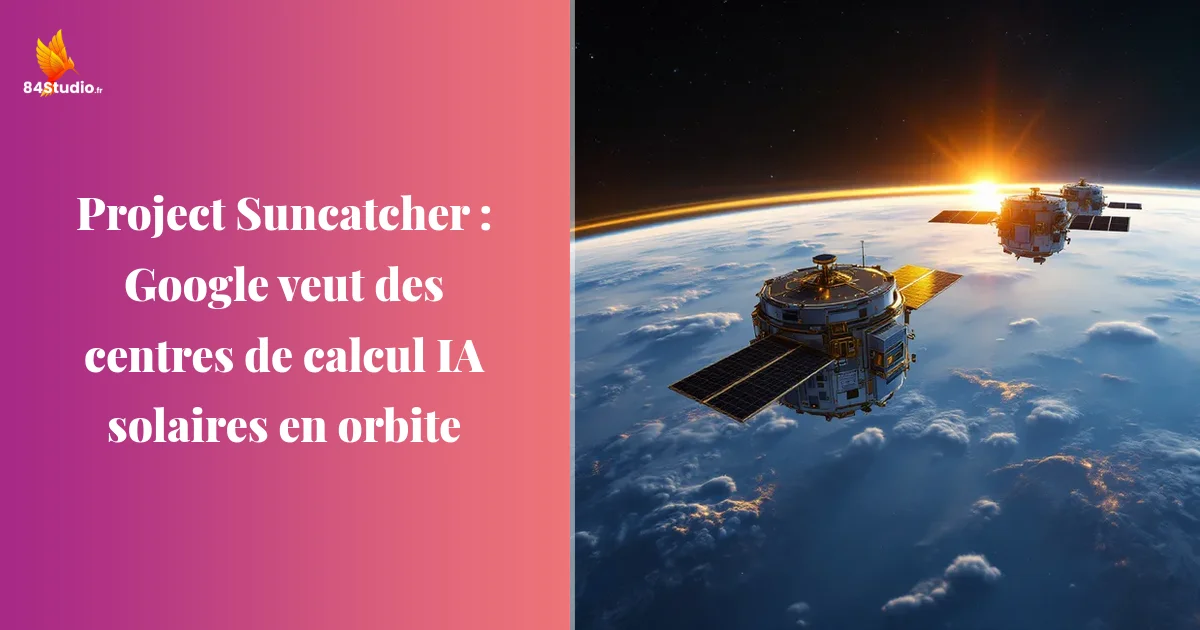 Project Suncatcher : Google veut des centres de calcul IA solaires en orbite