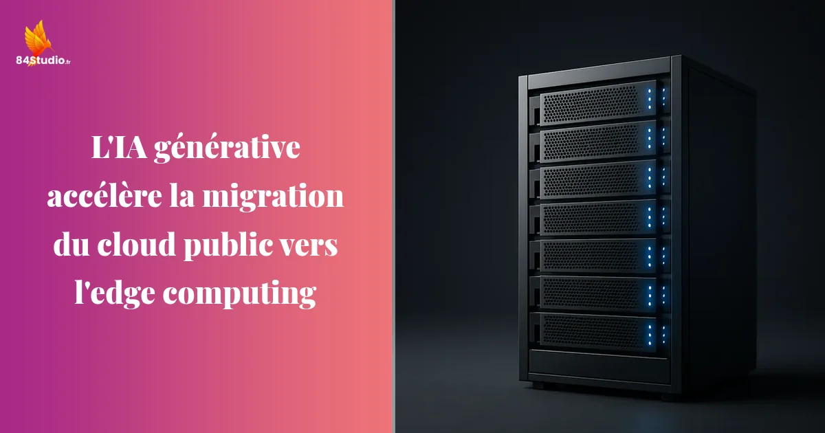 L'IA générative accélère la migration du cloud public vers l'edge computing