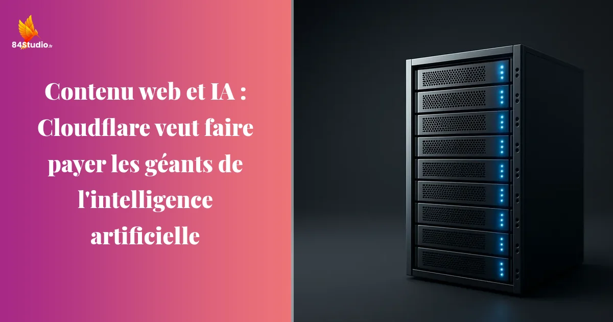 Contenu web et IA : Cloudflare veut faire payer les géants de l'intelligence artificielle