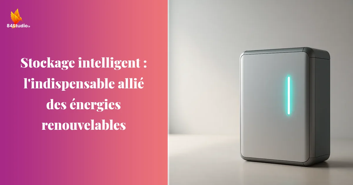 Stockage intelligent : l'indispensable allié des énergies renouvelables
