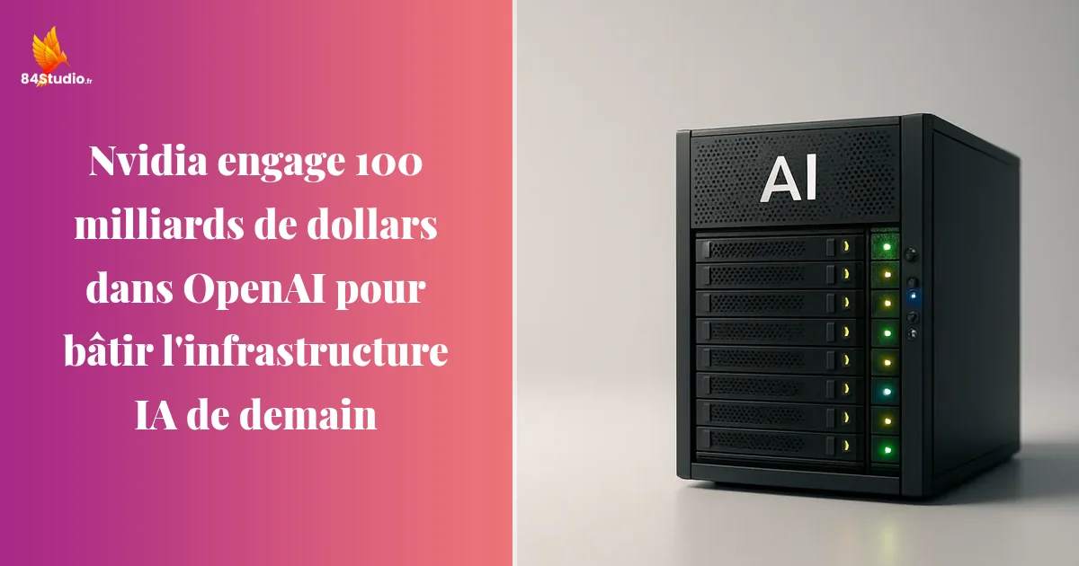 Nvidia engage 100 milliards de dollars dans OpenAI pour bâtir l'infrastructure IA de demain