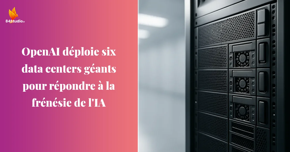 OpenAI déploie six data centers géants pour répondre à la frénésie de l'IA