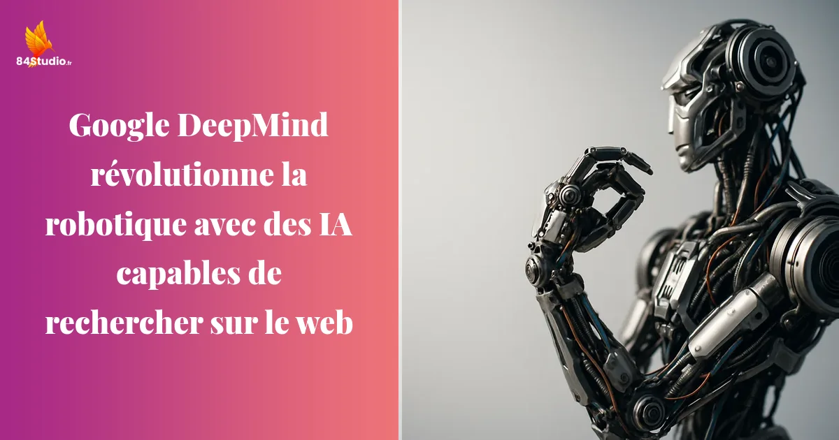 Google DeepMind révolutionne la robotique avec des IA capables de rechercher sur le web