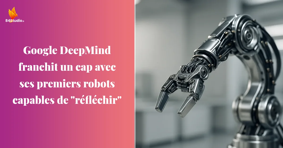 Google DeepMind franchit un cap avec ses premiers robots capables de "réfléchir"