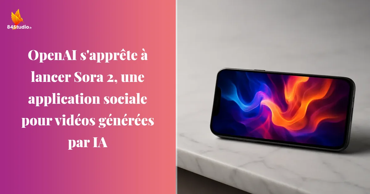 OpenAI s'apprête à lancer Sora 2, une application sociale pour vidéos générées par IA