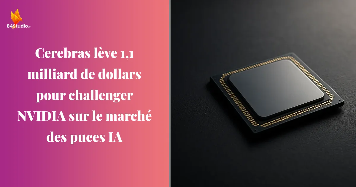 Cerebras lève 1,1 milliard de dollars pour challenger NVIDIA sur le marché des puces IA