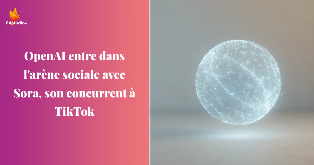 OpenAI entre dans l'arène sociale avec Sora, son concurrent à TikTok