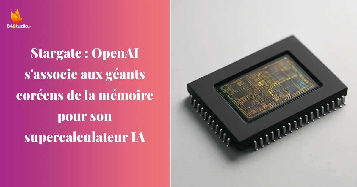 Stargate : OpenAI s'associe aux géants coréens de la mémoire pour son supercalculateur IA