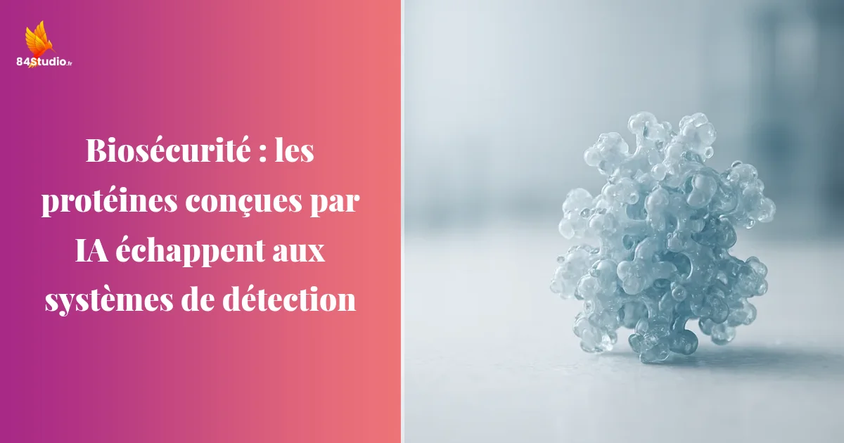 Biosécurité : les protéines conçues par IA échappent aux systèmes de détection