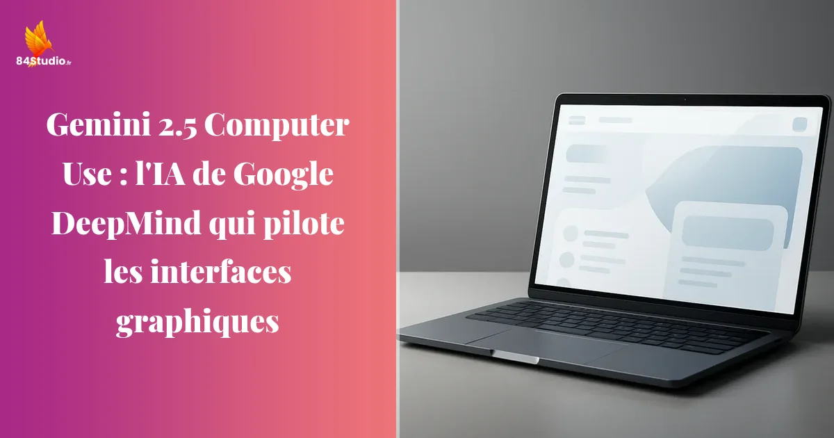 Gemini 2.5 Computer Use : l'IA de Google DeepMind qui pilote les interfaces graphiques